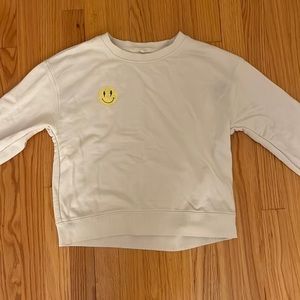 Z-supply smiley face and lightning bolt sweatshirt crewneck size Large